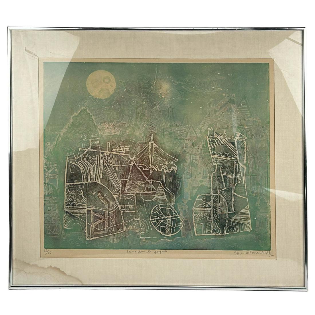 Shoichi Hasegawa b.1929 Woodblock Print SIGNED (1 of 6)