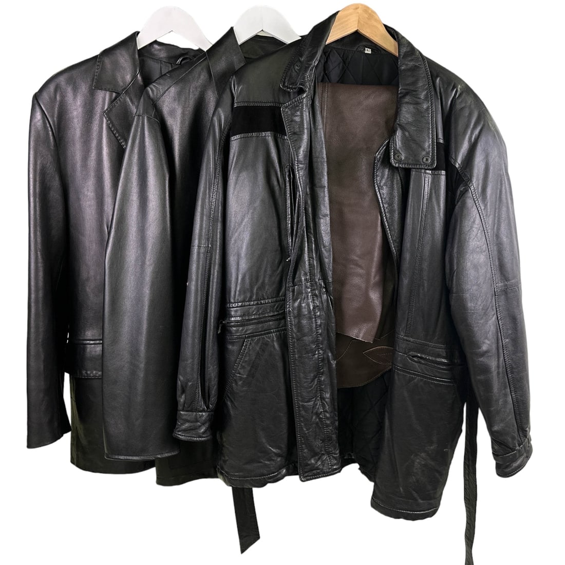 Bally Vera Pelle Mens Leather Jacket & Chaps LOT (1 of 11)