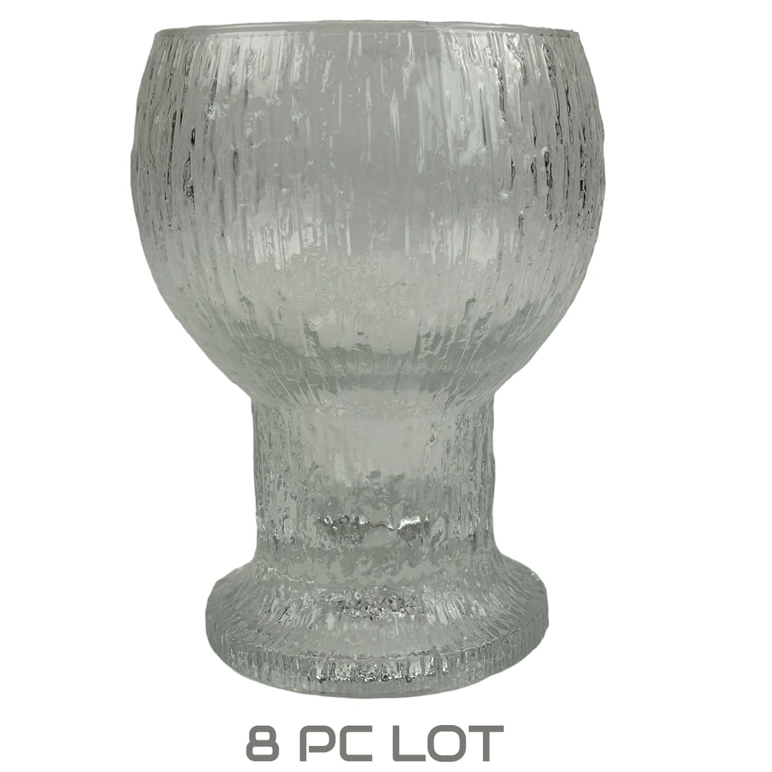 Iittala Timo Sarpaneva Kekkerit Water Goblets 8pc (1 of 4)
