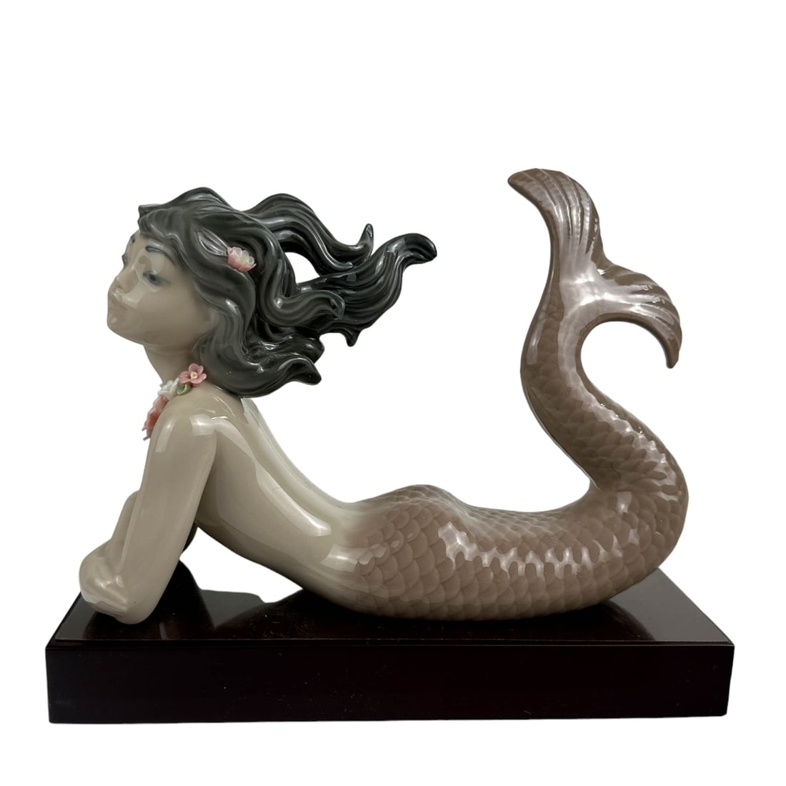 Lladro Fantasy # 1414 Porcelain Mermaid Figurine (1 of 8)