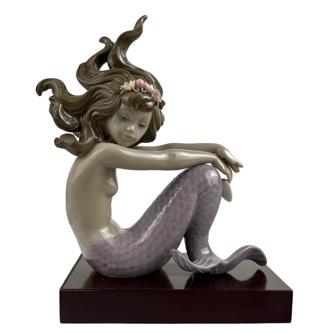 Lladro Illusion # 1413 Mermaid Porcelain Figurine (1 of 7)