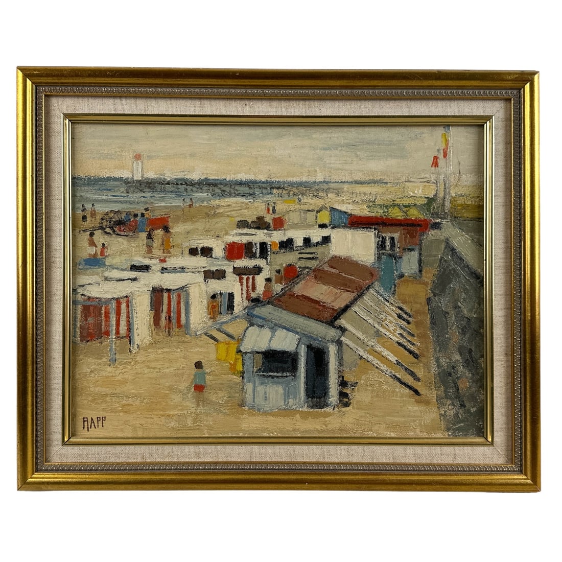Ginette Rapp 1928-1998 Impressionist Oil Painting (1 of 4)
