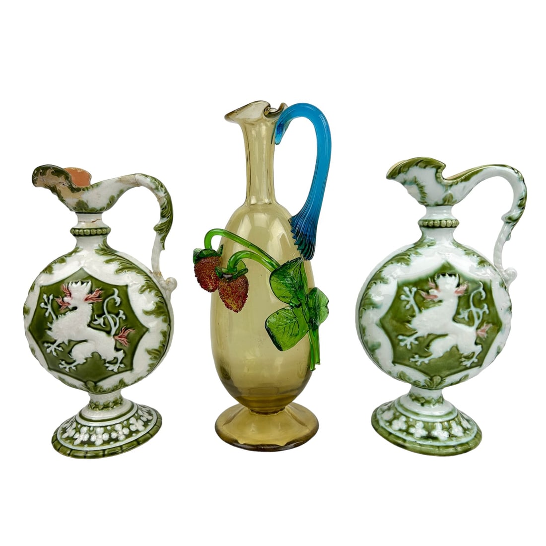 Stevens Williams & Sitzendorf Glass Porcelain LOT (1 of 13)