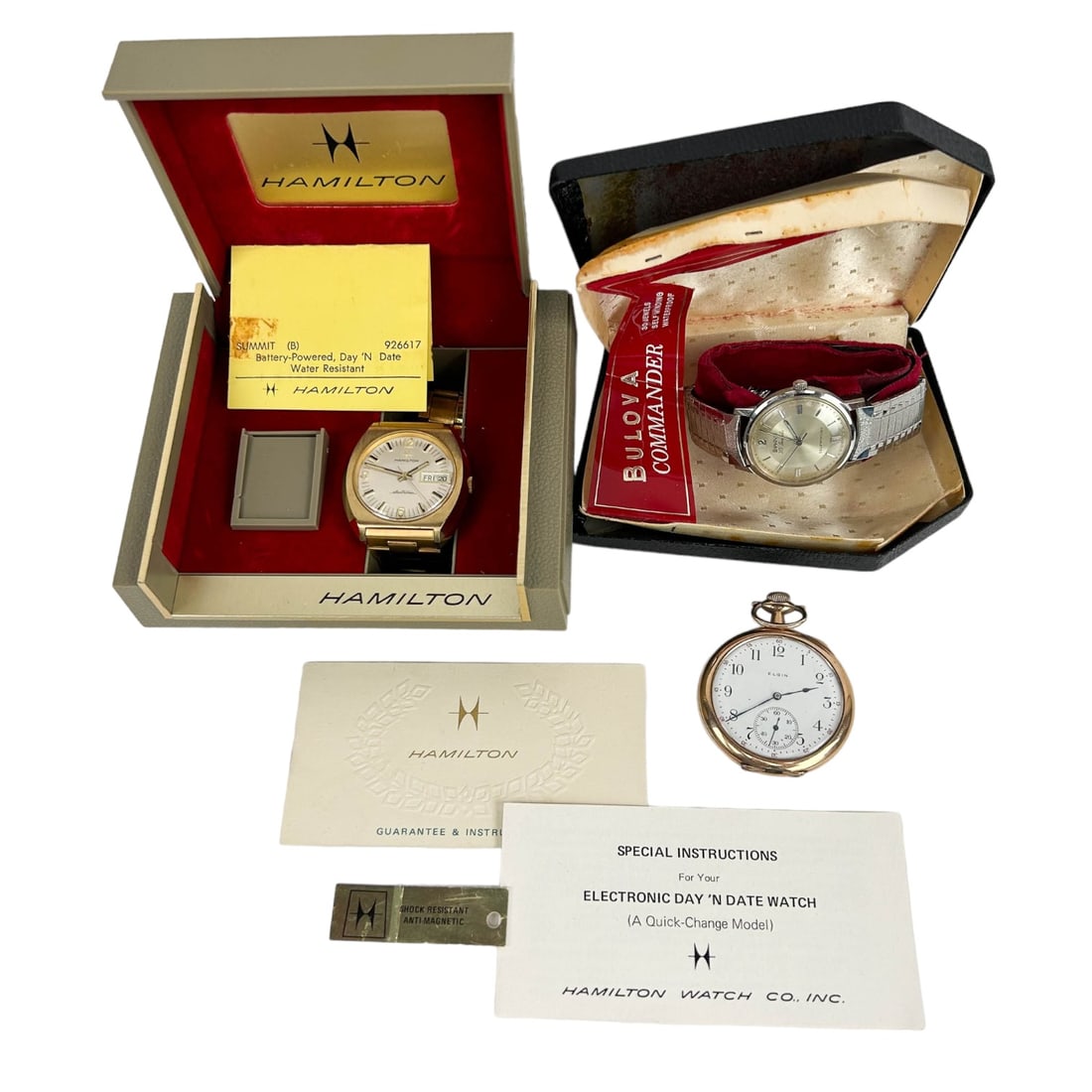 Bulova Hamilton Elgin Gentlemen's Watch ESTATE LOT (1 of 11)