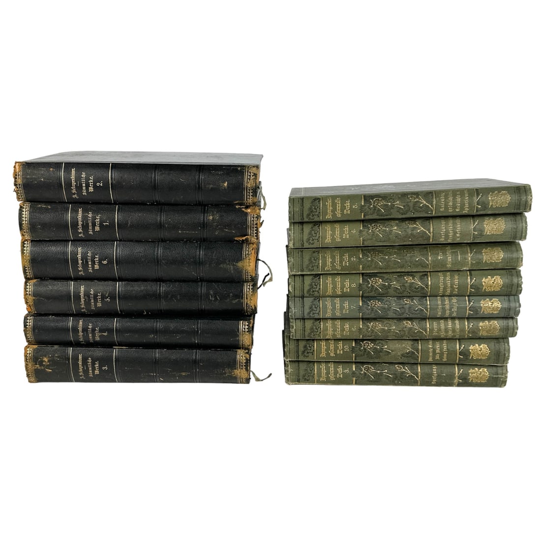 Antique German Literature Book Volumes LOT (1 of 3)