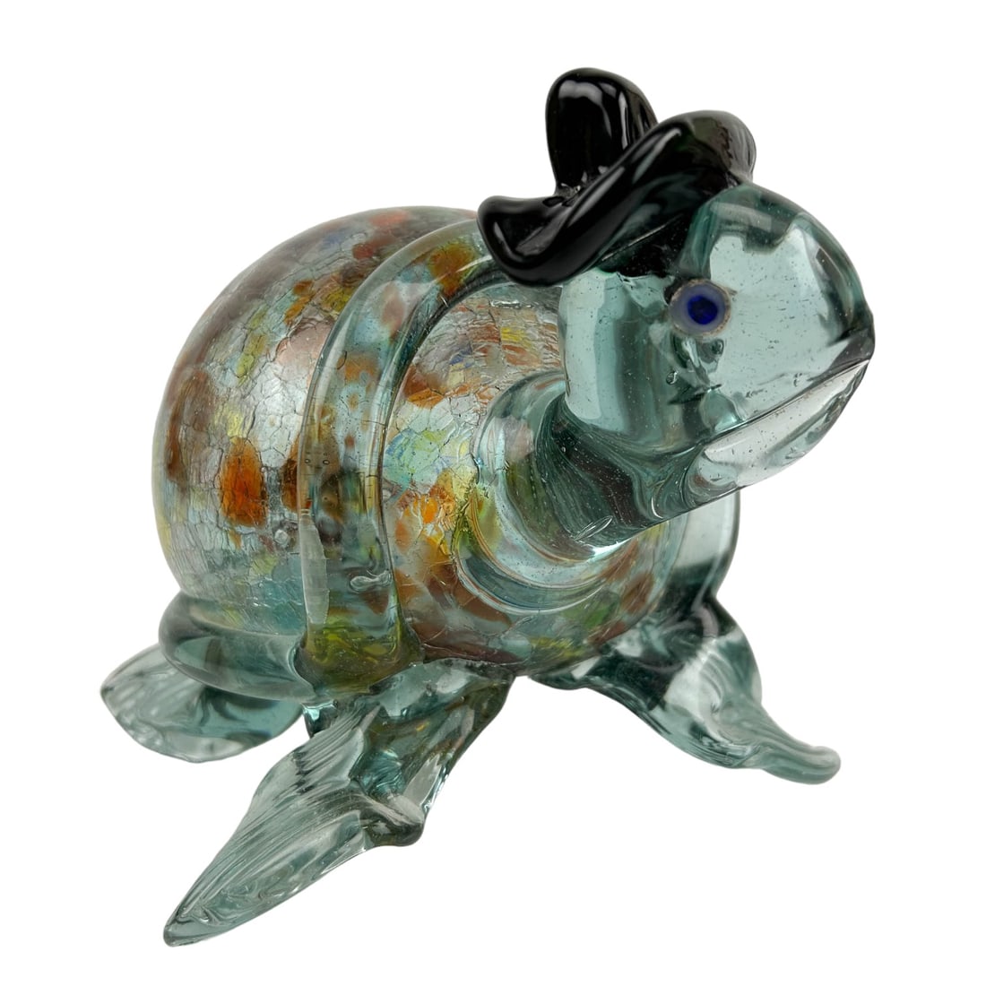 Murano Studio Art Glass Tortoise Turtle Sculpture (1 of 6)