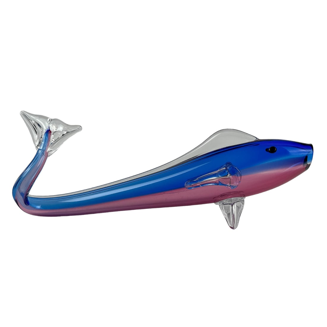 Czech Chribska Studio Blown Glass Fish Sculpture (1 of 6)