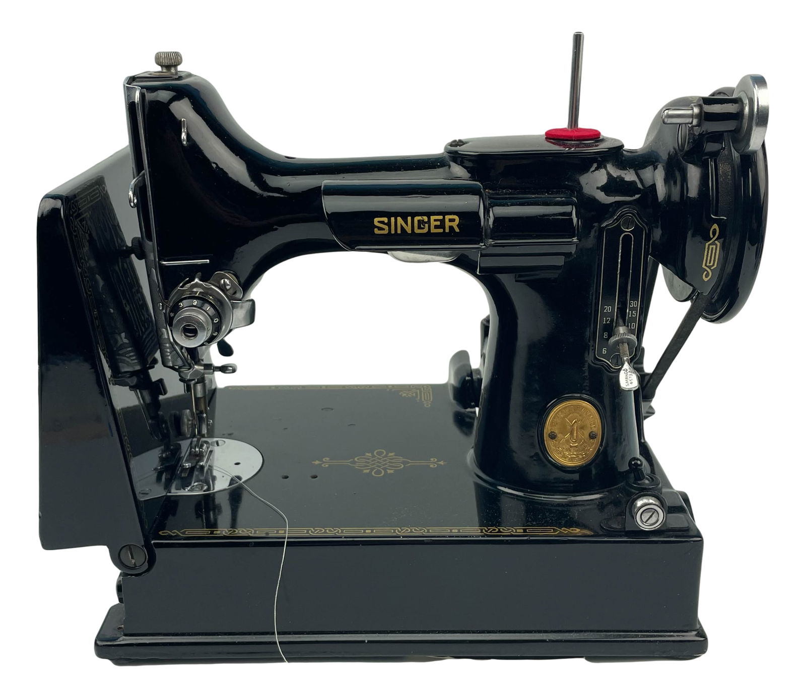 Singer Featherweight 221 Sewing Machine In Case Auction