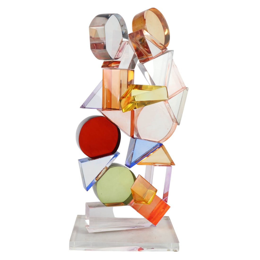 Eric Bauer Abstract Composition Lucite Sculpture (1 of 5)