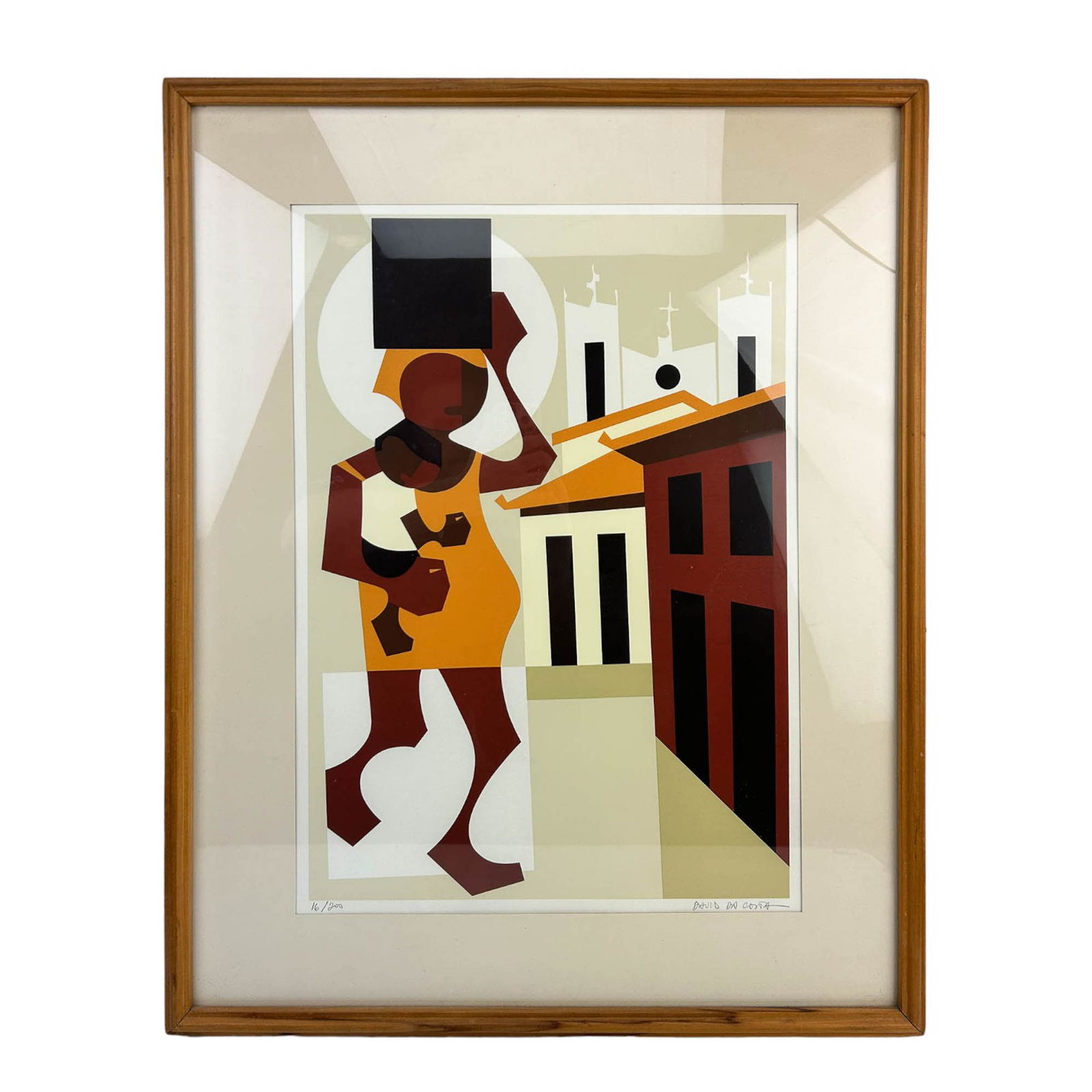 David Da Costa b.1928 LE Figural Color Lithograph (1 of 4)