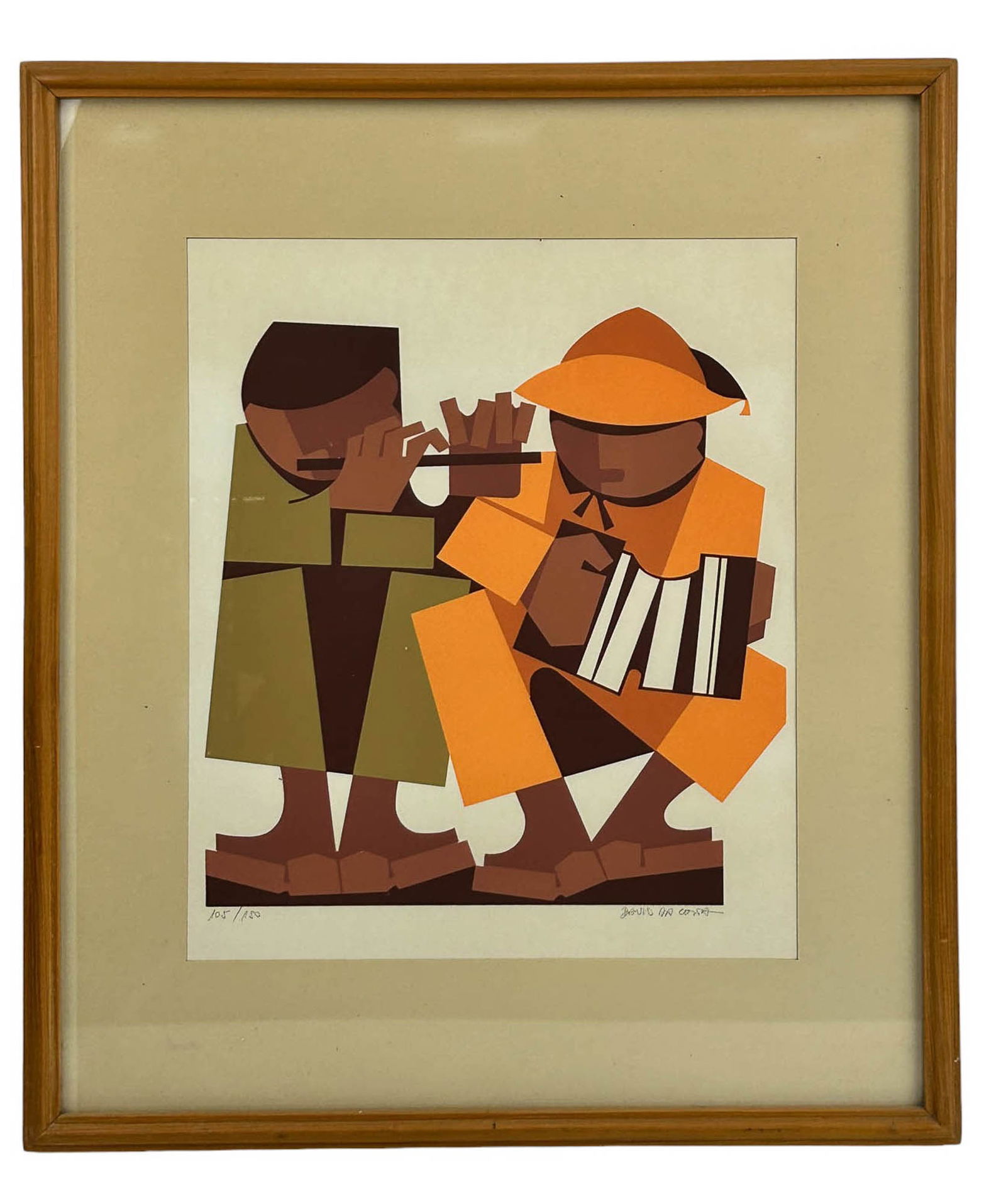 David Da Costa b.1928 LE Figural Color Lithograph (1 of 5)