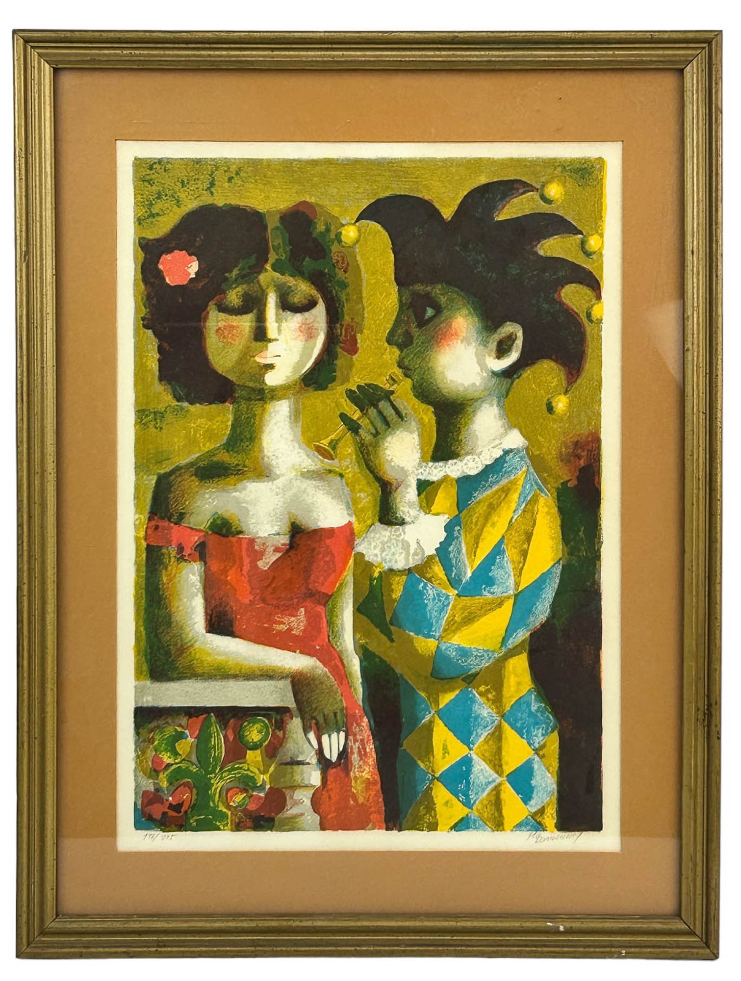 Jordi Pla Domenech 1917-1992 Colored LE Lithograph (1 of 7)