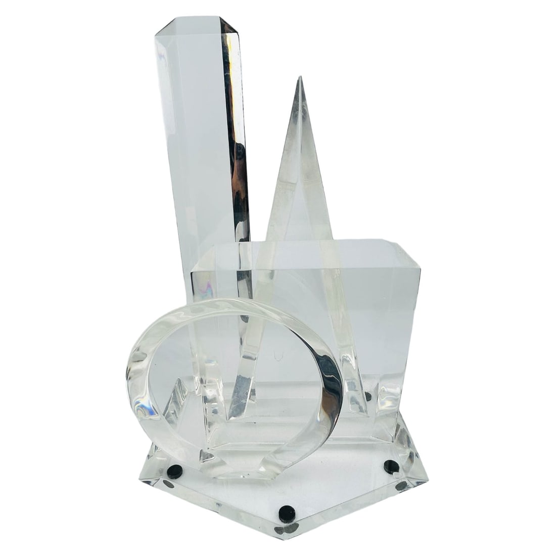 Van Teal Mid Century Lucite Acrylic 21" Sculpture (1 of 3)