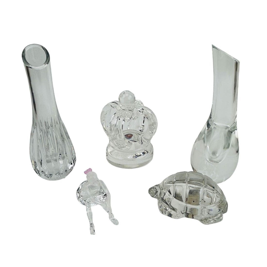 Baccarat Steuben Swarovski Crystal Estate Lot 5pc (1 of 4)