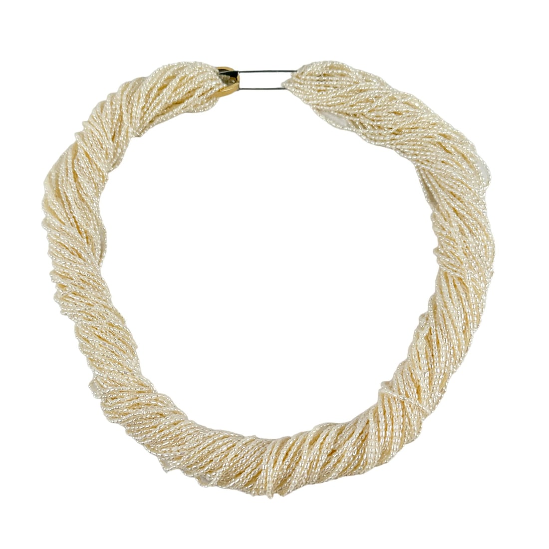 White Seed Pearl 26 Strand Ladies Choker Necklace (1 of 3)