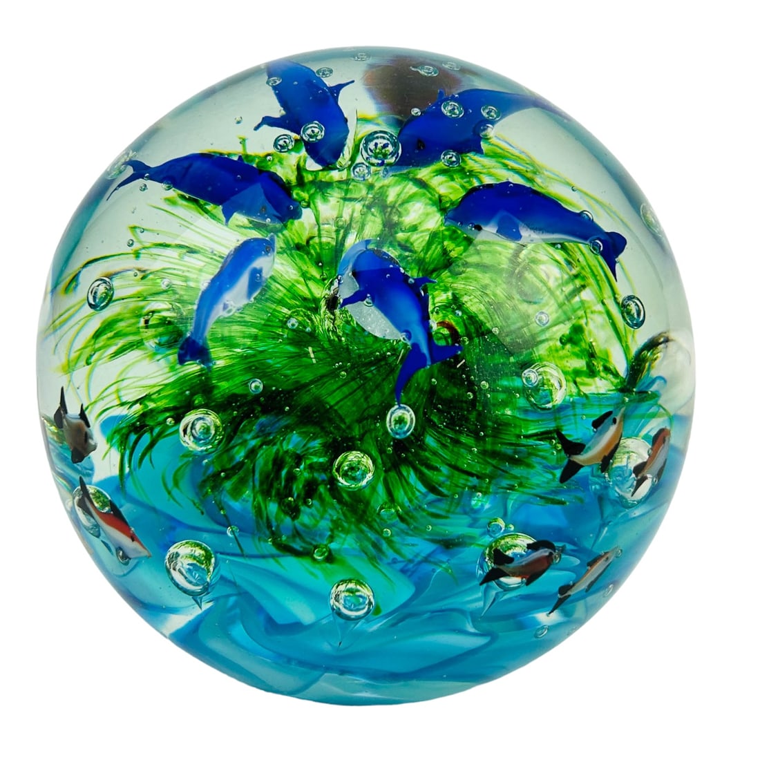 Murano Tropical Fish Aquarium Glass Paperweight (1 of 5)