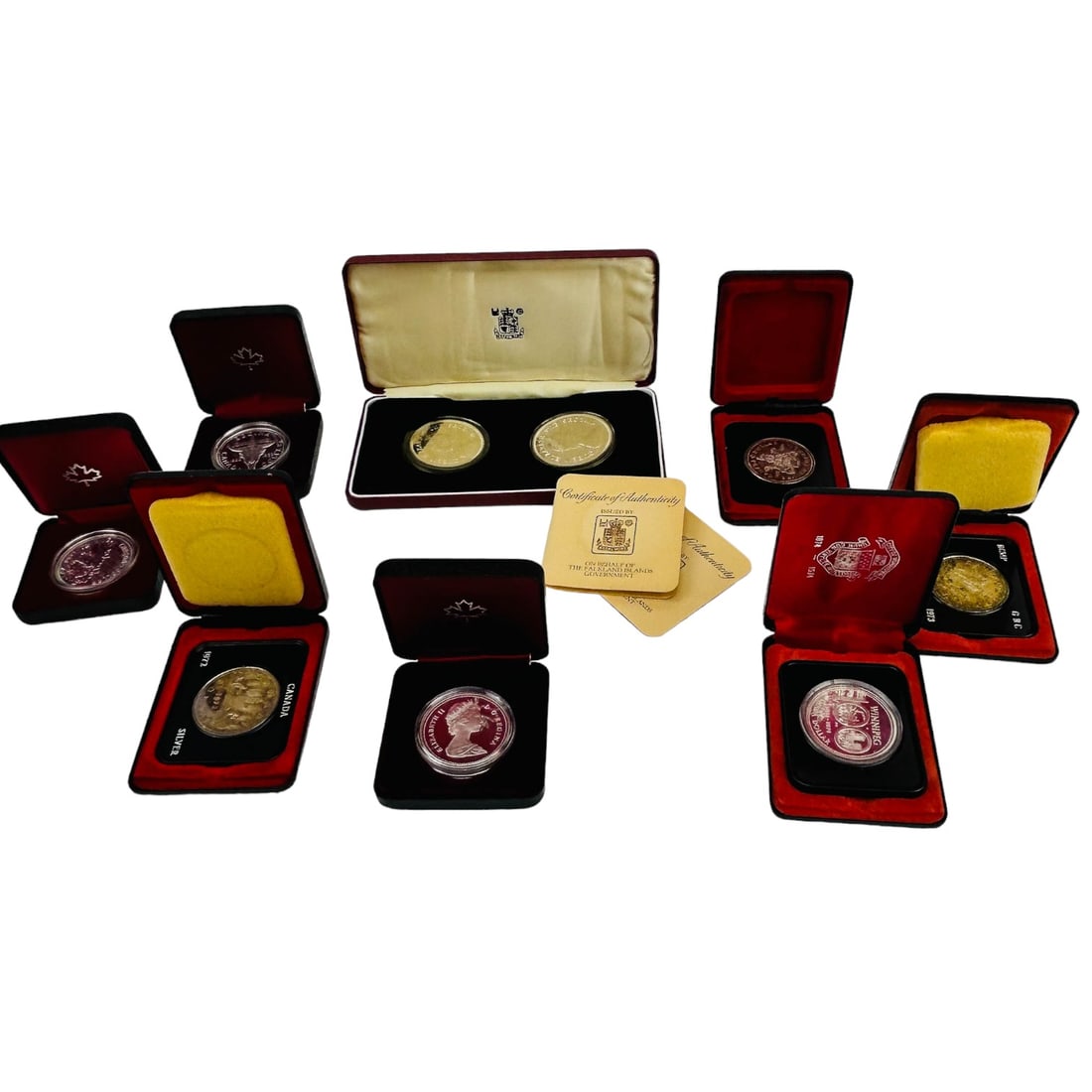 Estate Collection Canada Silver Proof Dollar 8pc (1 of 9)