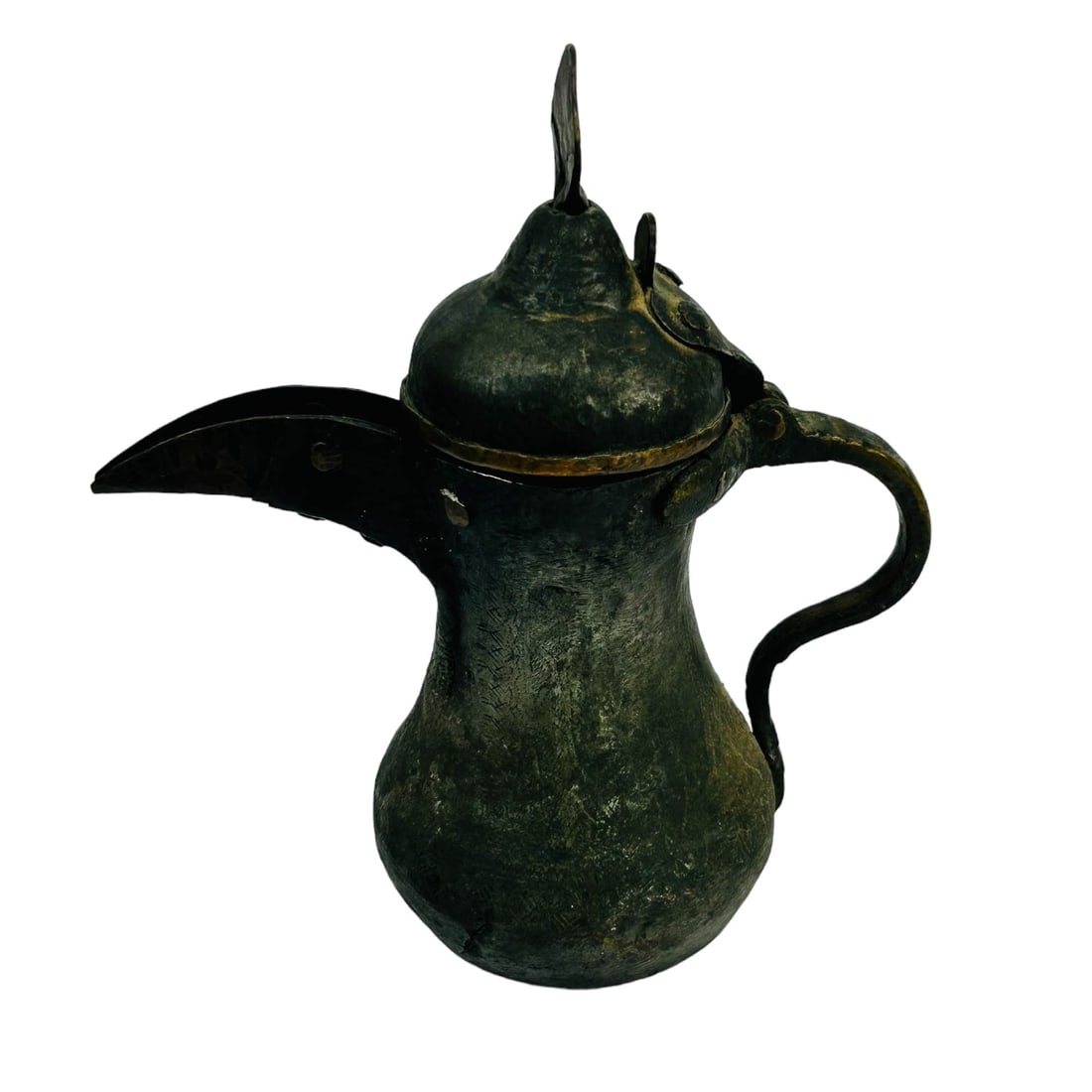 Middle Eastern Arabian Dallah Moorish Coffee Pot (1 of 4)