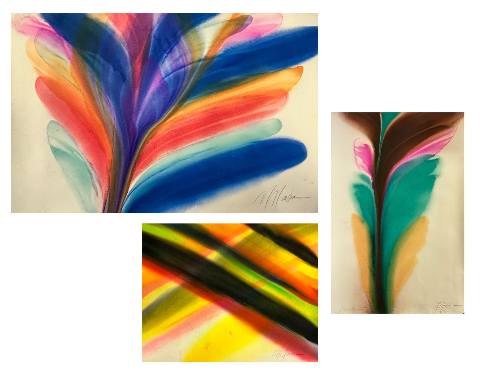 Marvin Markman 1949-2008 Watercolor Painting LOT (1 of 8)