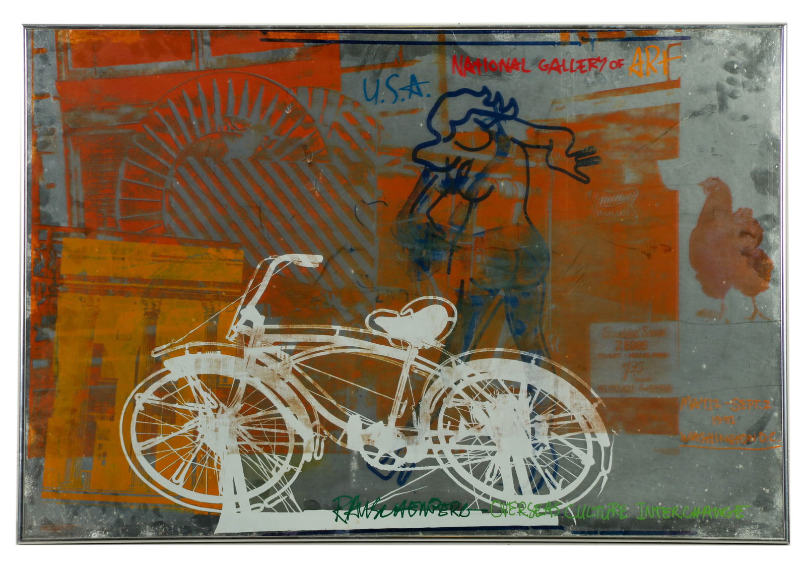 Robert Rauschenberg Bicycle National Gallery Print (1 of 4)