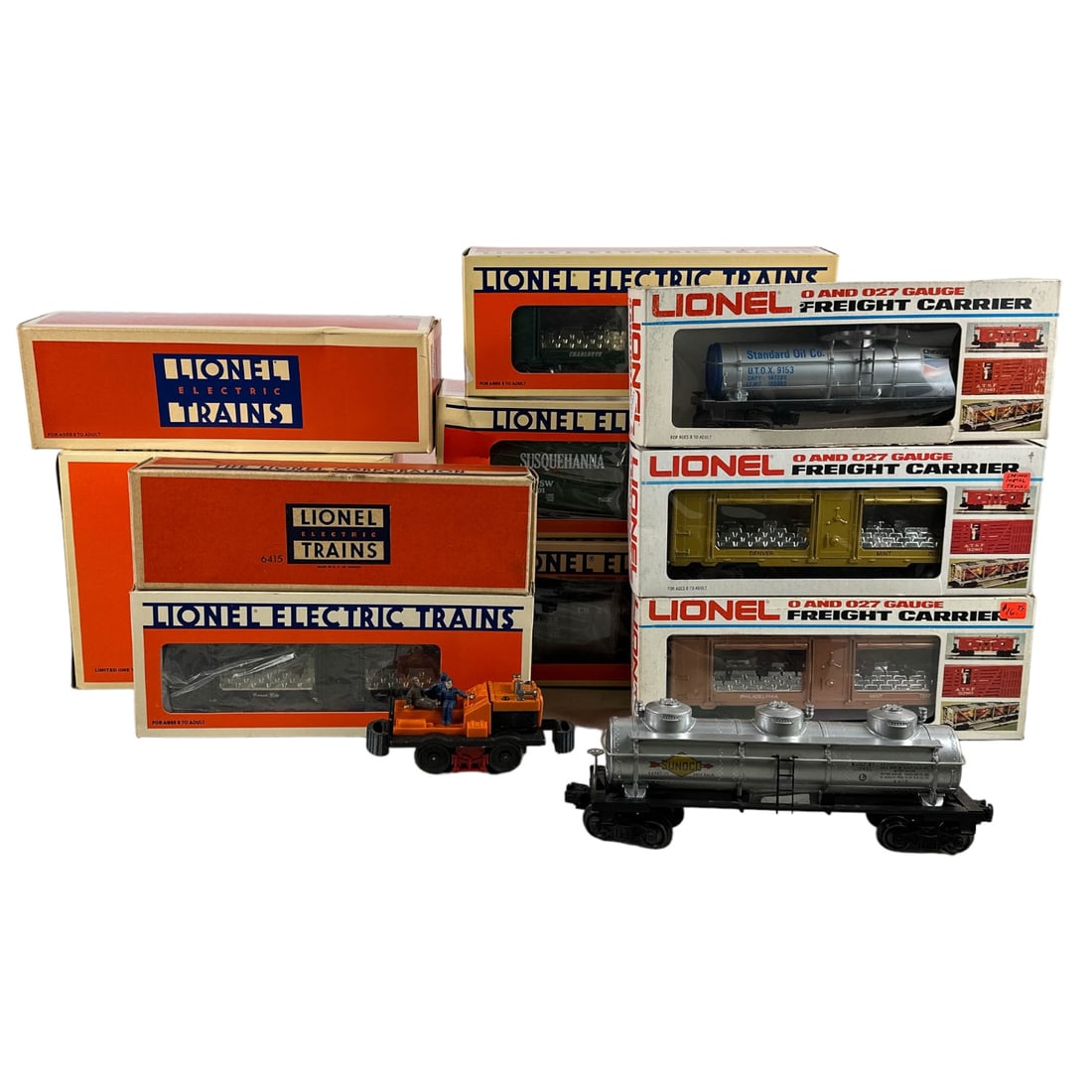 Lionel Boxcar Sunoco 3 Dome Tank Car Hopper LOT (1 of 4)