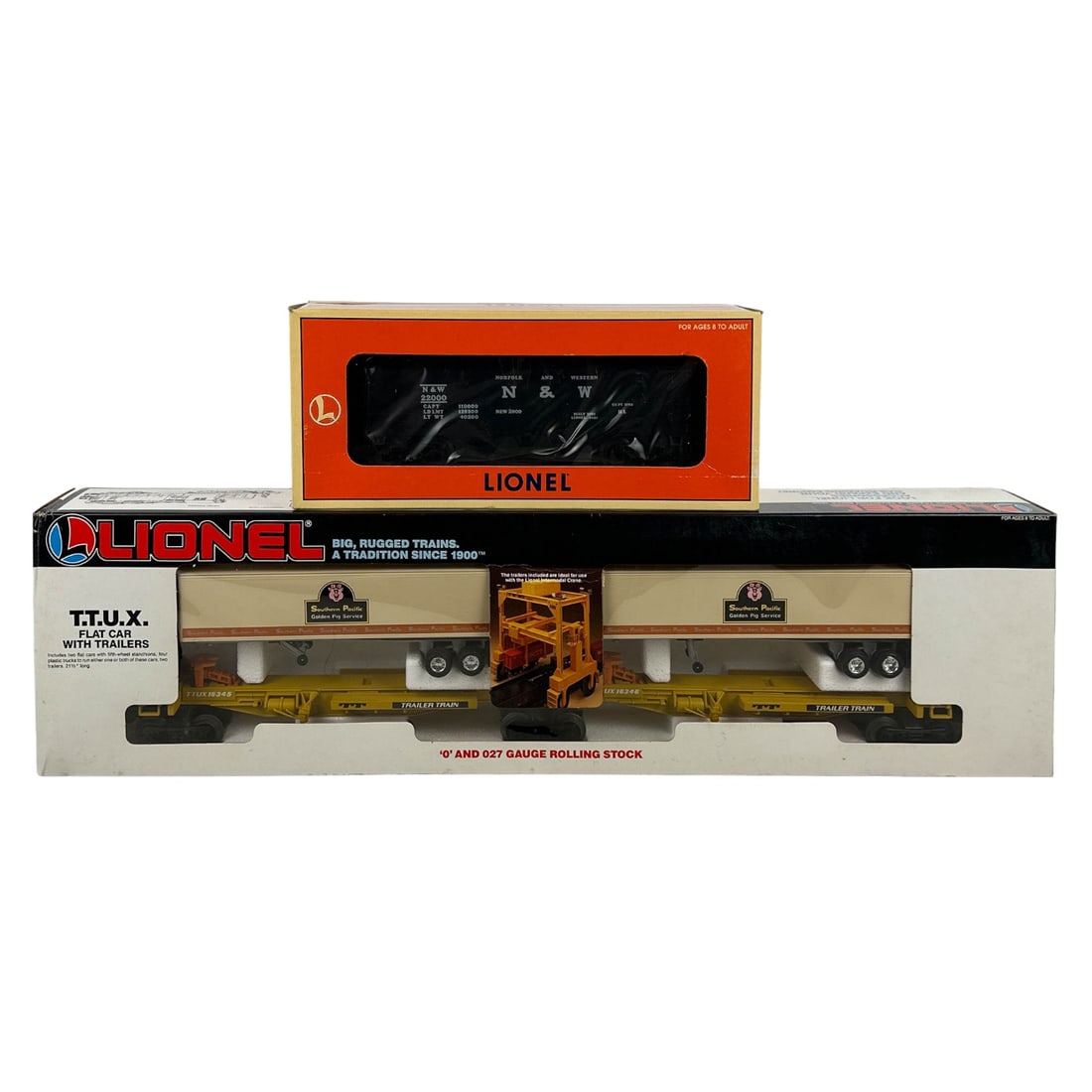 Lionel Southern Pacific & N&W Operating Hopper 2pc (1 of 3)