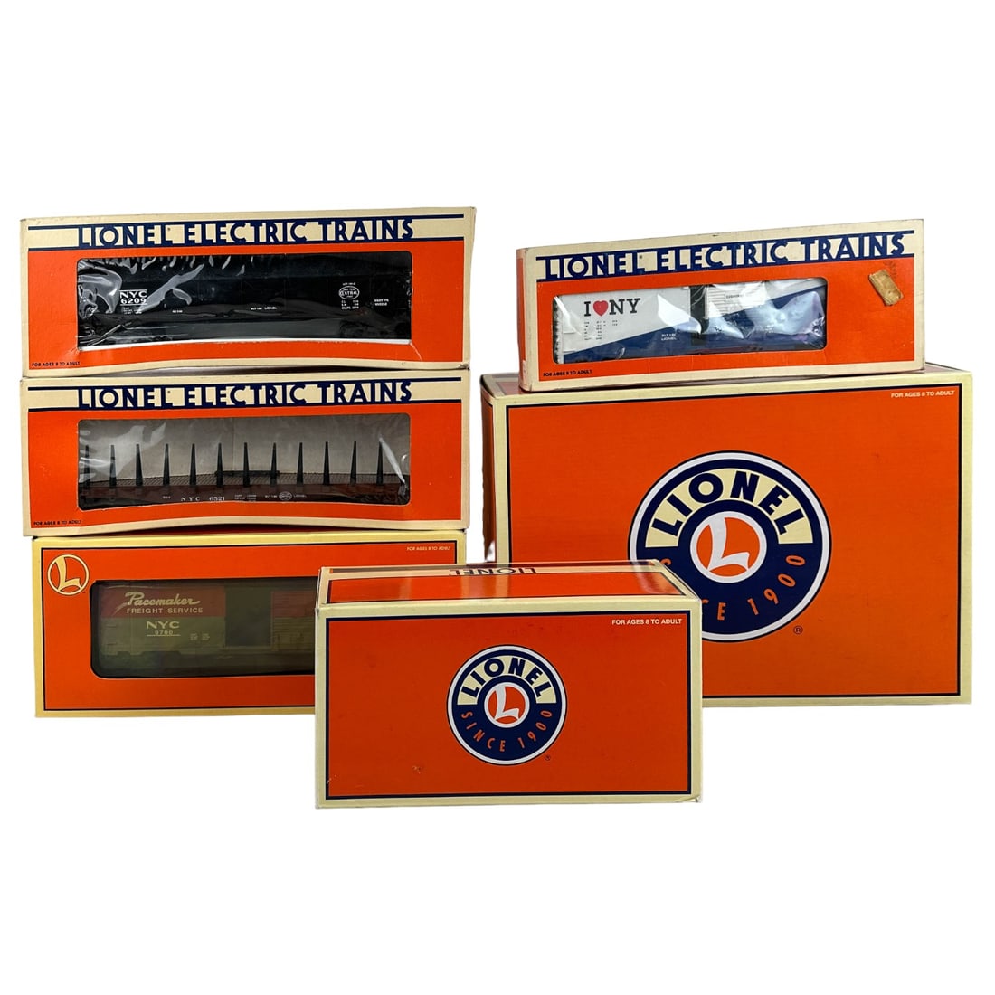 Lionel NYC Gang Car Archive Box Car 3-Pack 6pc LOT (1 of 3)