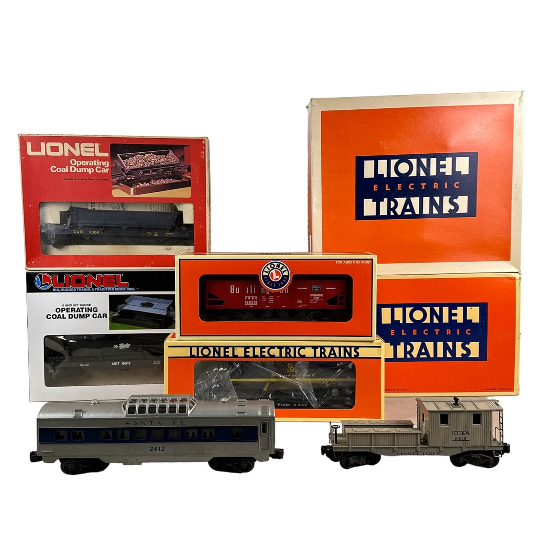 Lionel Operating Milk Car Flatcar Trailer 8pc LOT (1 of 4)