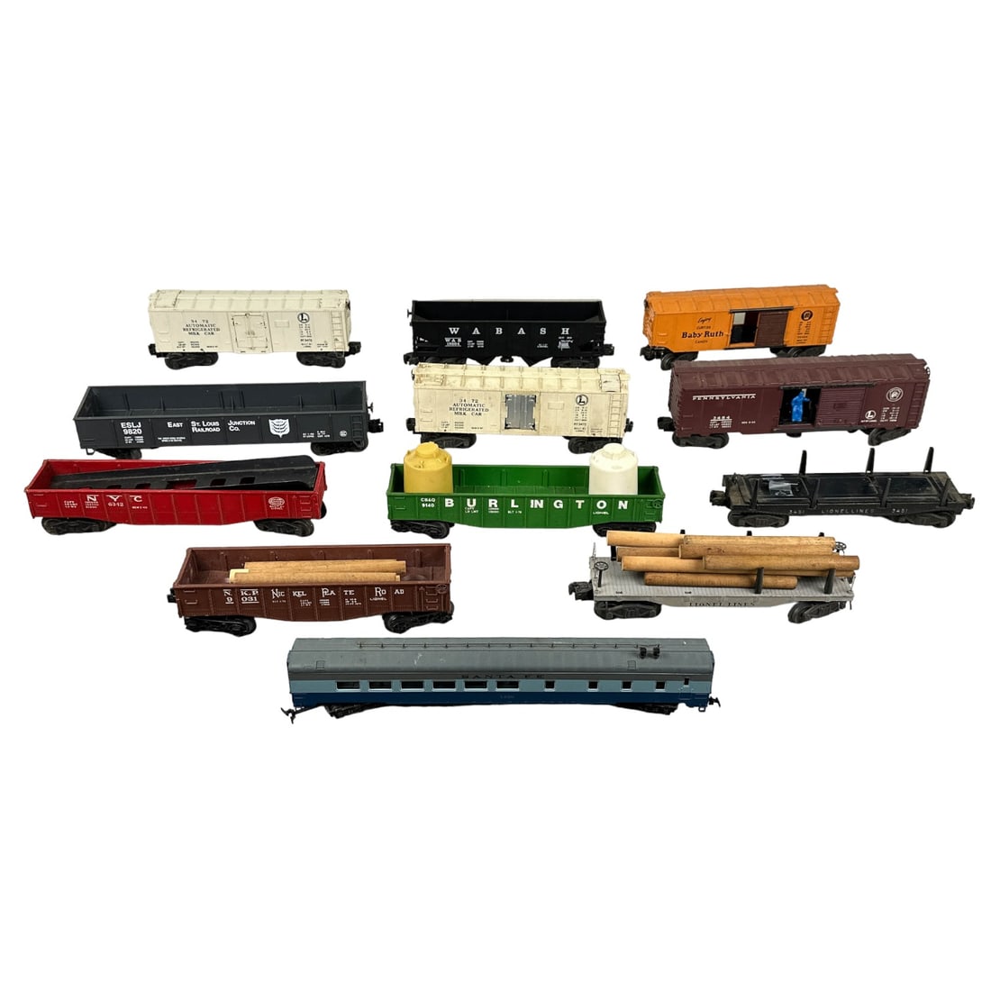 Estate Collection Assorted Toy Trains 12 piece LOT (1 of 4)