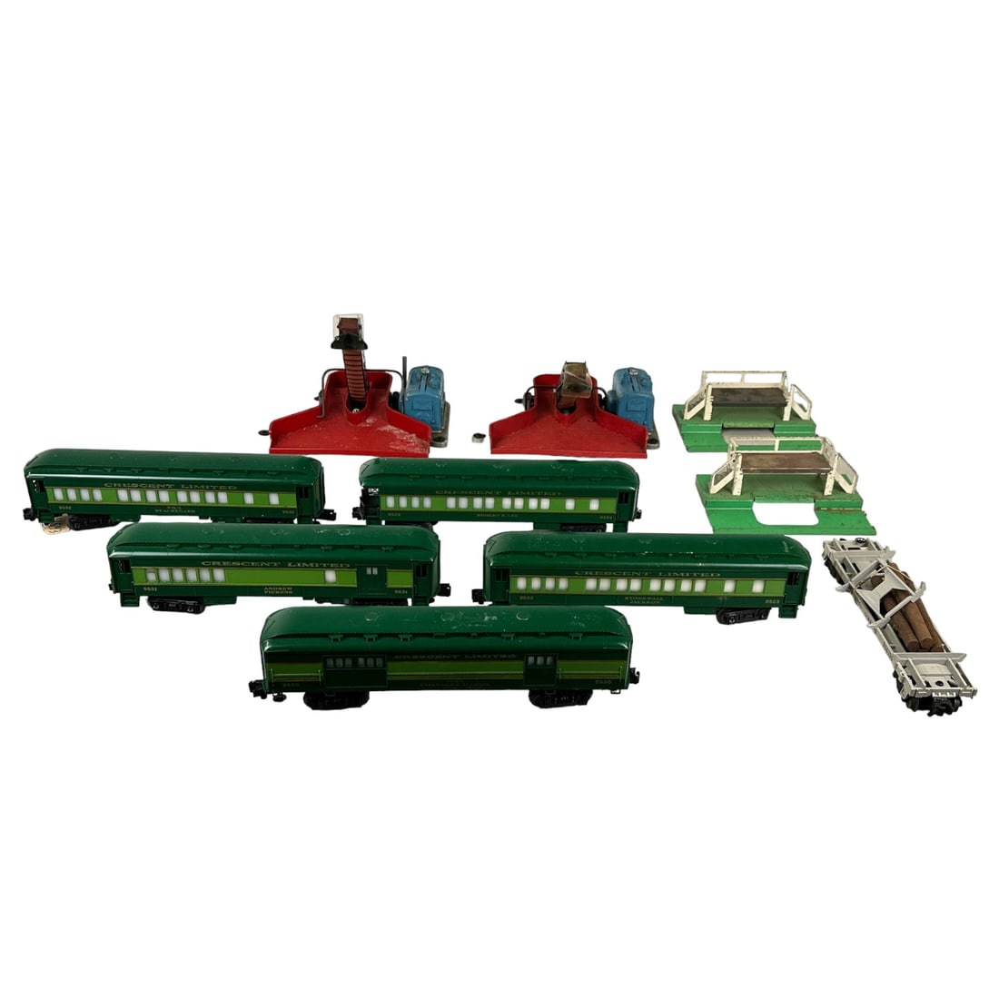 Lionel Coal Loader Passenger Car Platform 10pc LOT (1 of 4)