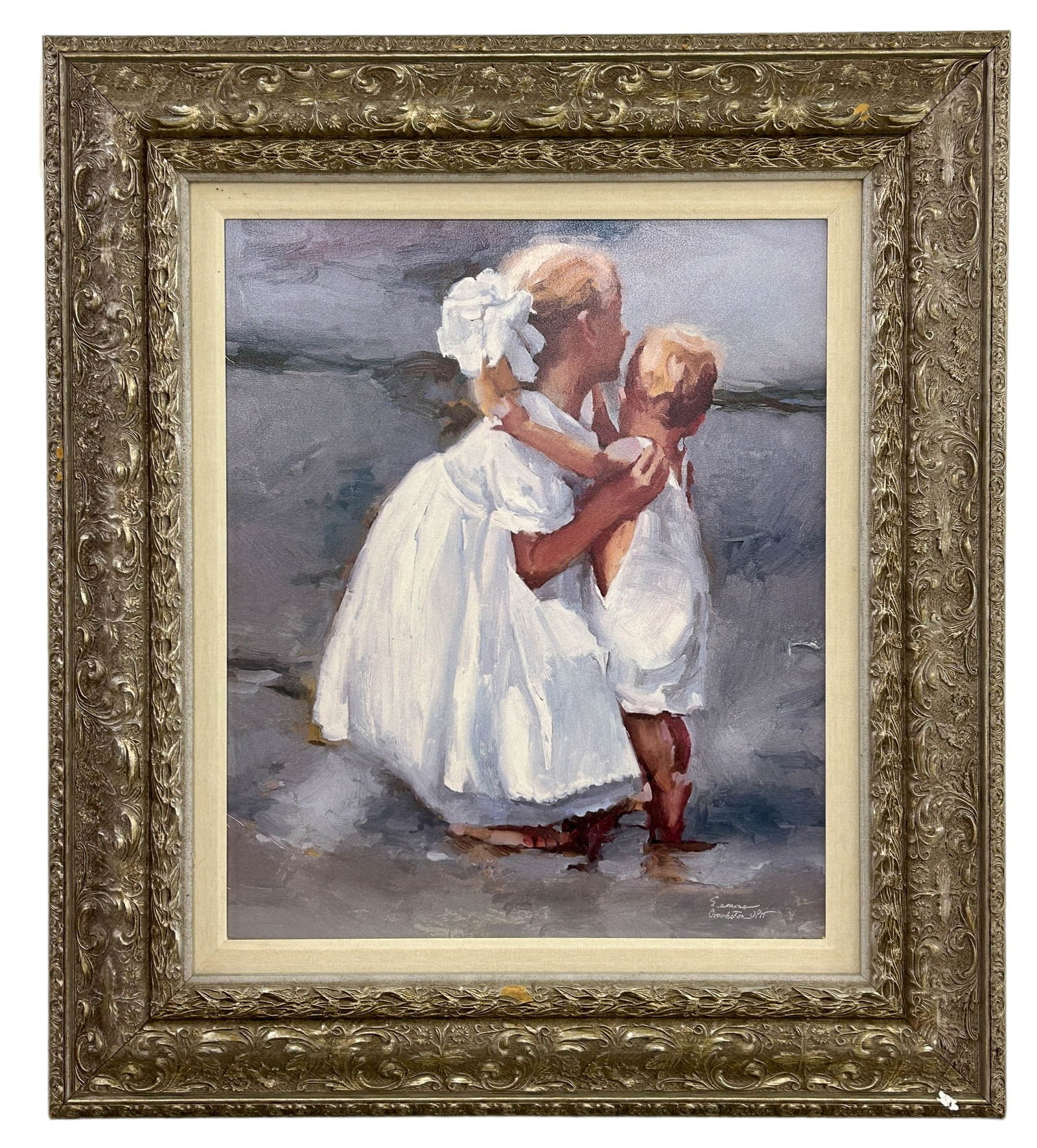 Nancy Crookston Figural Impressionist Oil Painting (1 of 4)