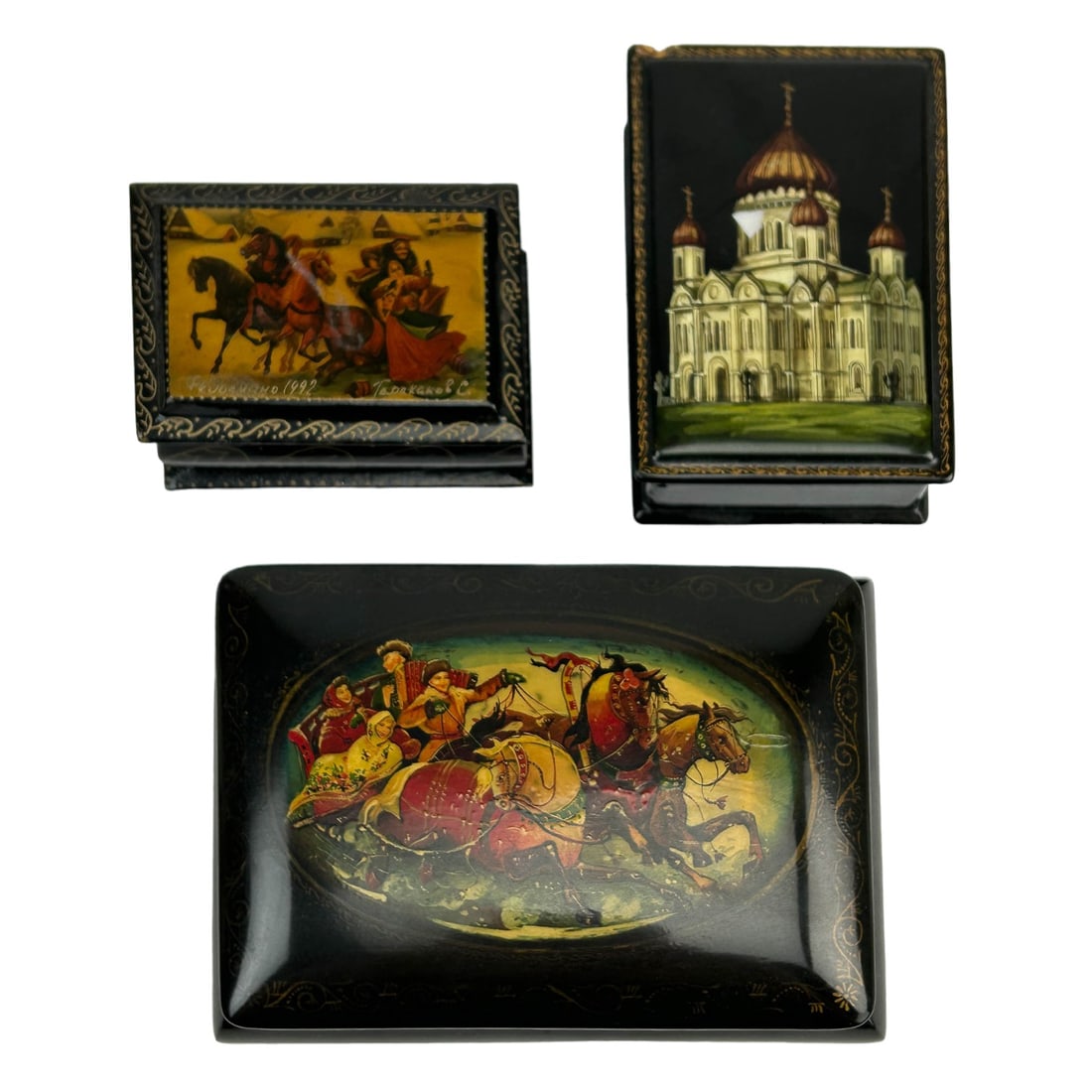 Russian Folk Lore Fairy Tale Jewelry Ring Box LOT (1 of 9)