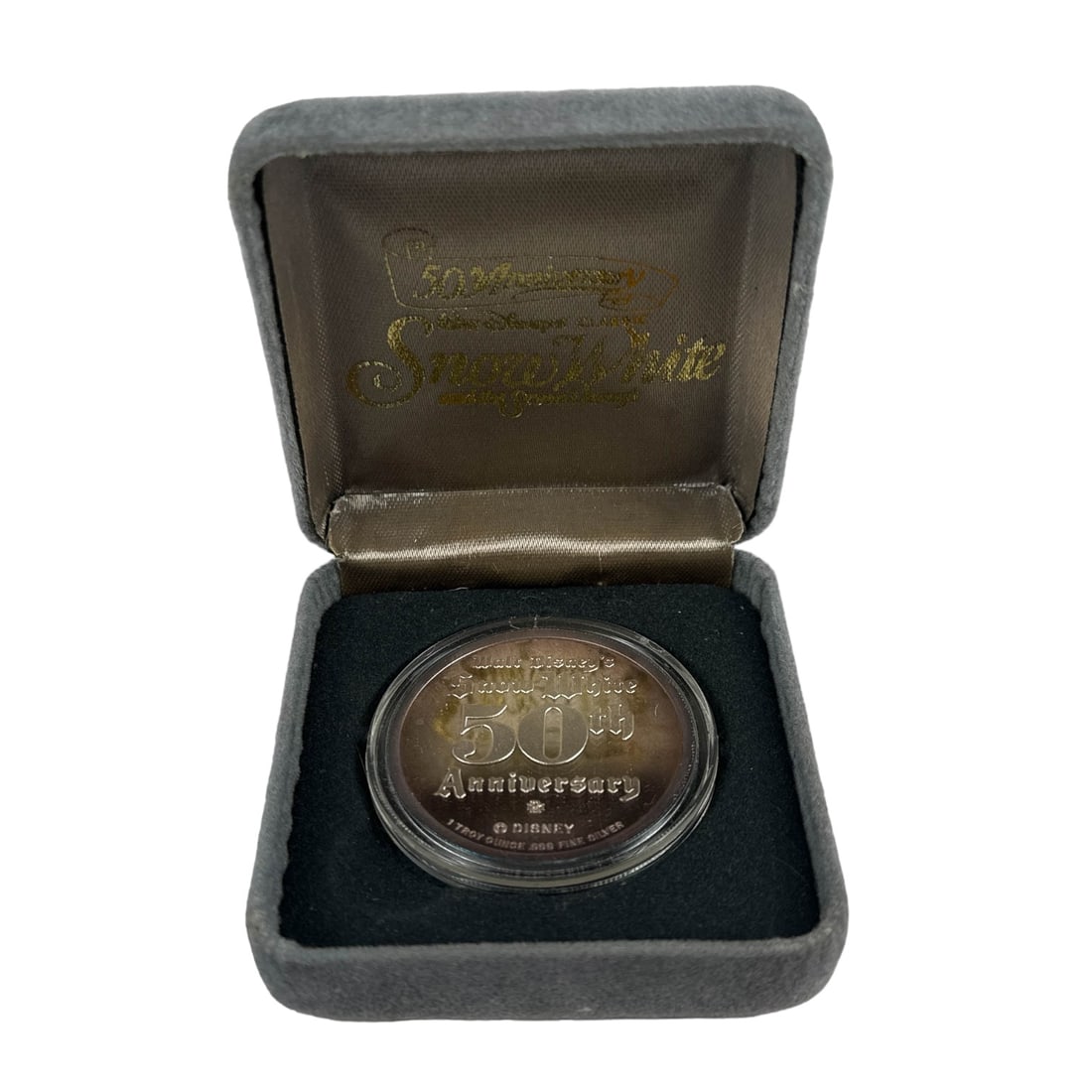 Disney Snow White 50th Ann. 1 oz Fine Silver Coin (1 of 4)