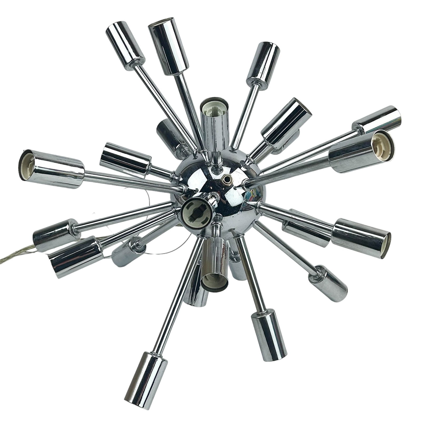 Modern Art Deco Style Chrome Sputnik Chandelier (1 of 8)