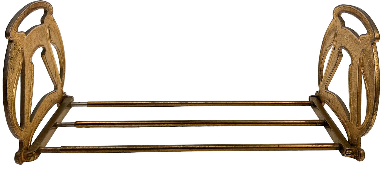 Antique Cast Iron Art Nouveau Expandable Bookend (1 of 6)