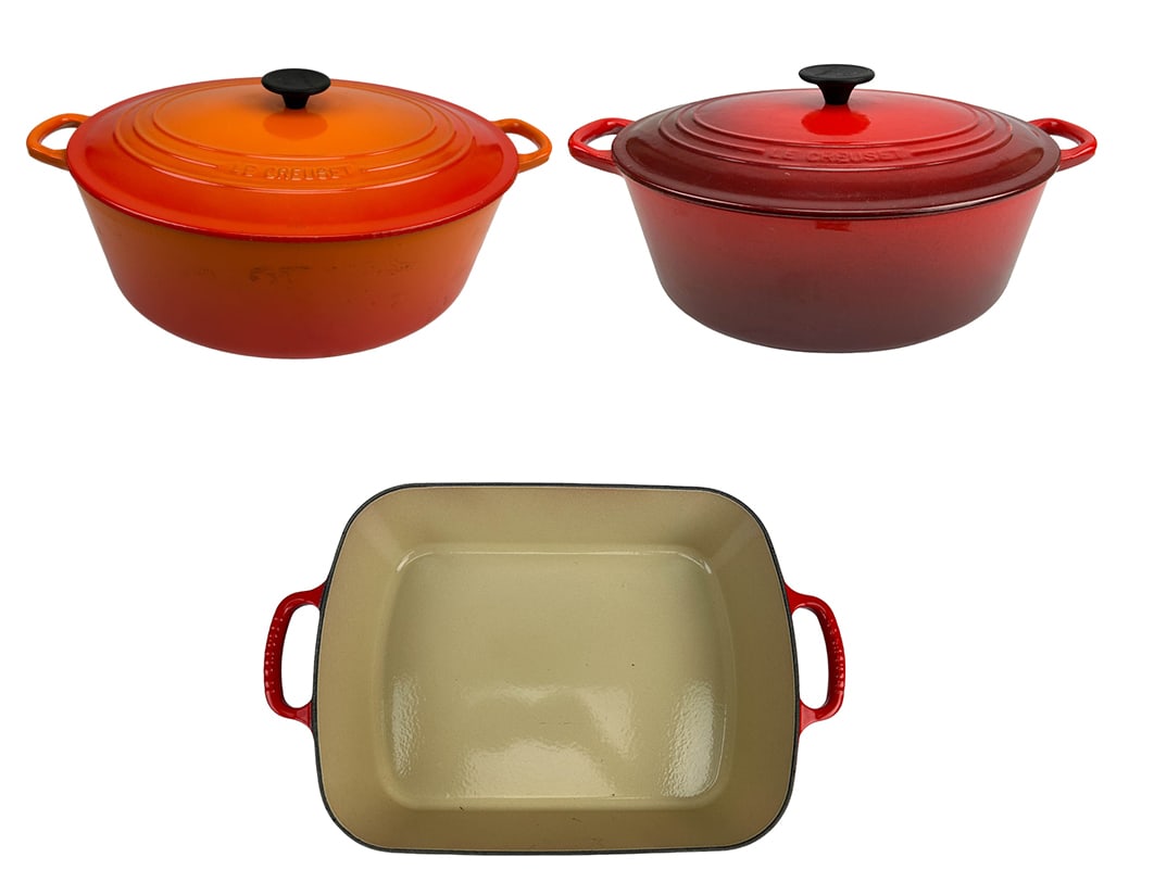 Le Creuset Enamel Cast Iron Dutch Oven Roaster LOT (1 of 14)