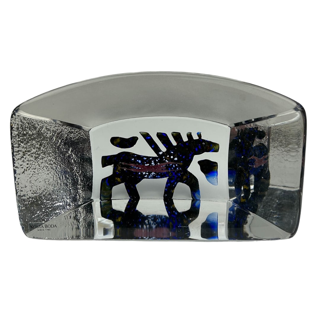 Kosta Boda Bertil Vallien Horse Glass Sculpture (1 of 5)