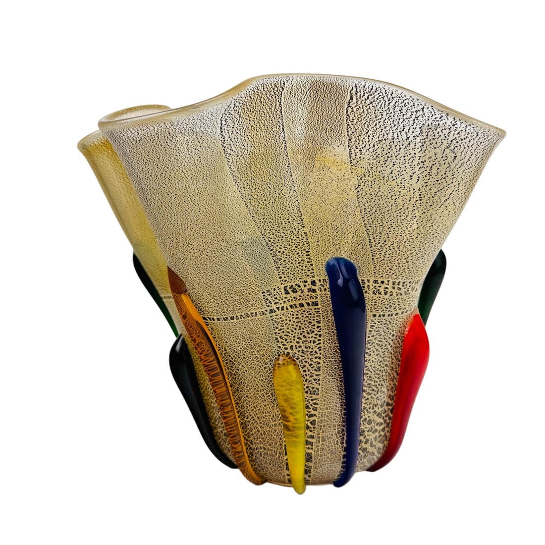 Murano Italian Glass Vase Manner of Mario Mellora (1 of 5)