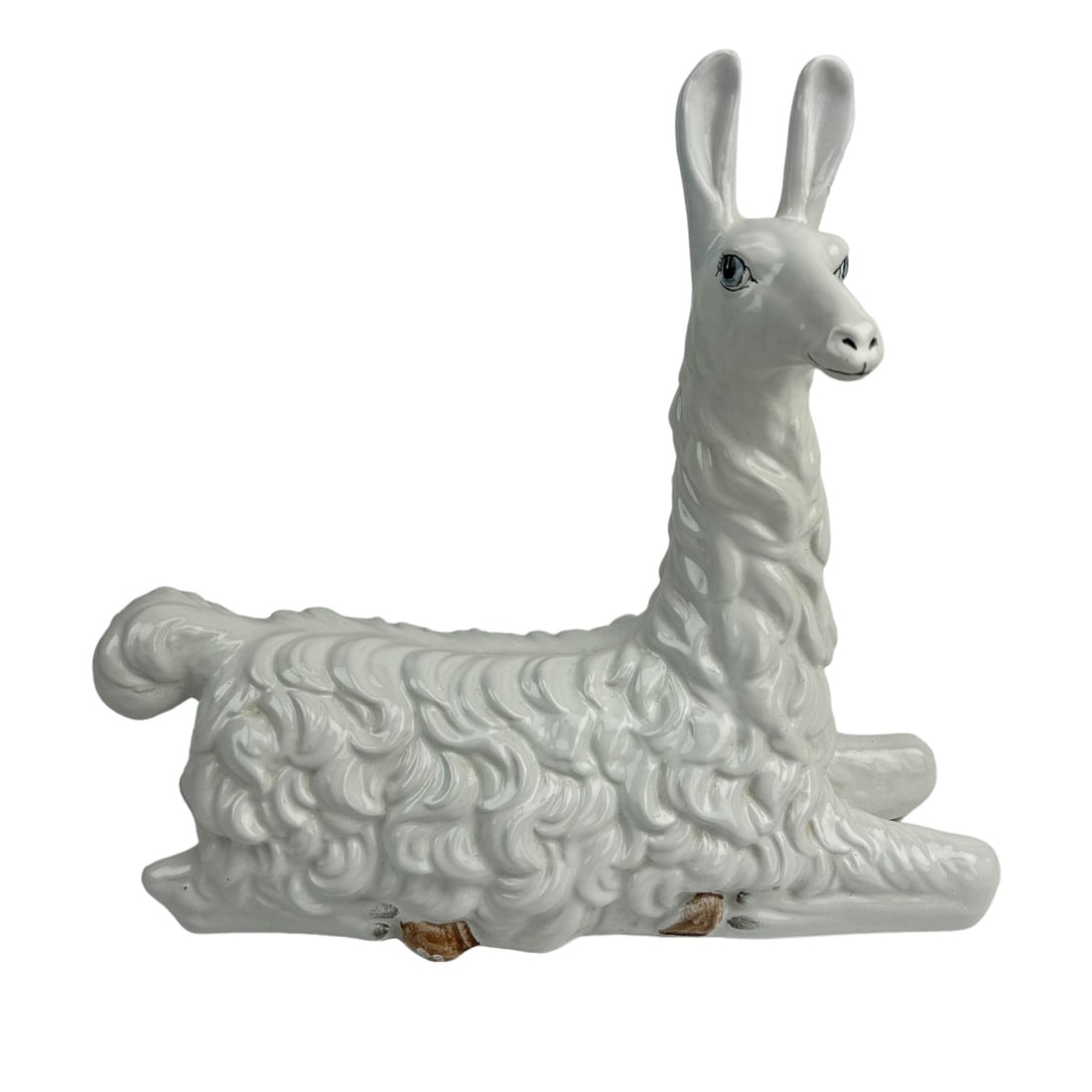 Italian Mid Century Modern Ceramic Llama Sculpture (1 of 4)