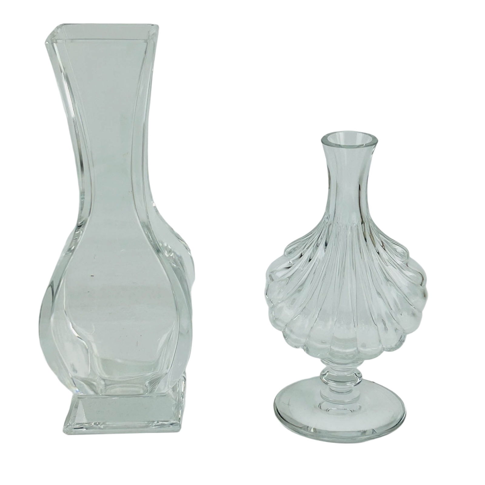 Baccarat Crystal Primevere & Lotus Glass Vase LOT (1 of 3)