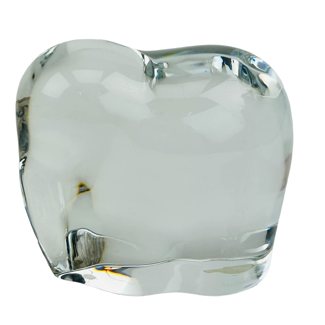 Baccarat French Crystal Elephant Glass Sculpture (1 of 3)