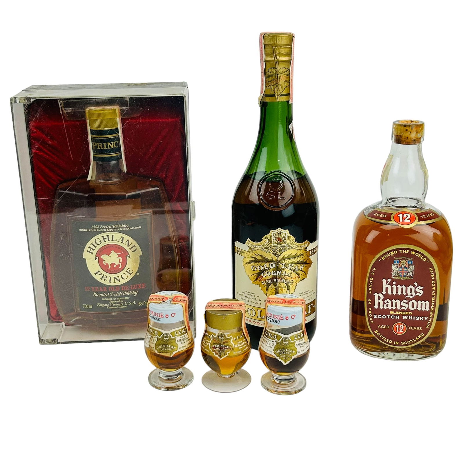 Cognac & Scotch Bar Barware Whiskey 6pc ESTATE LOT (1 of 5)