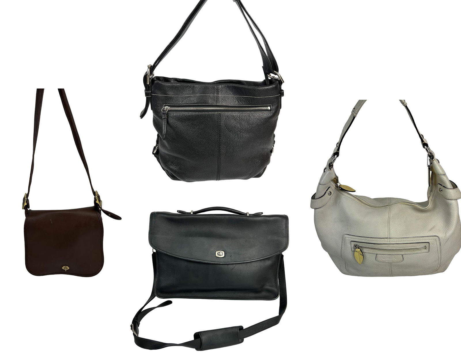 Coach Vintage Leather Handbags Estate Lot of Four (1 of 20)