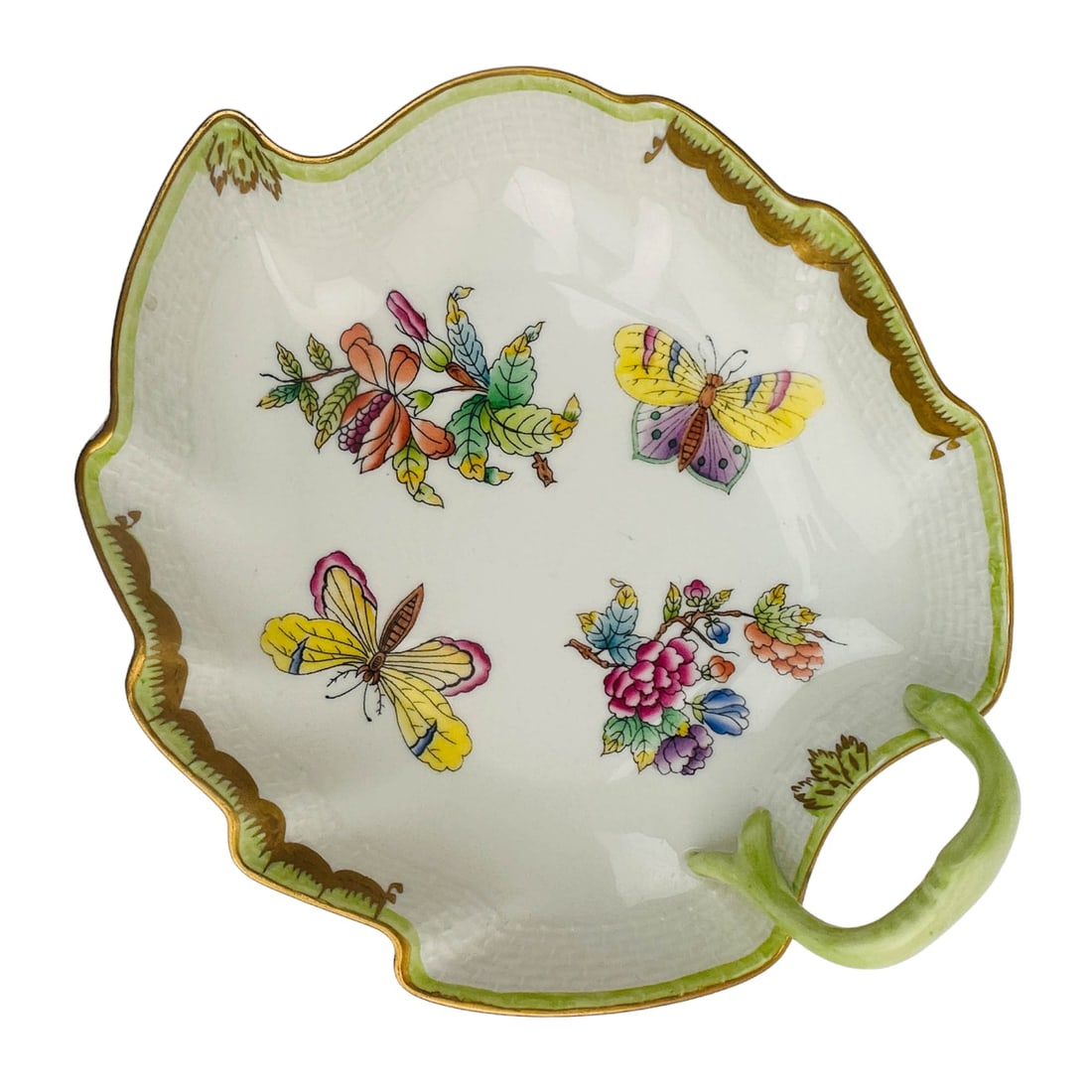 Herend Queen Victoria Porcelain Candy Cookie Dish (1 of 4)