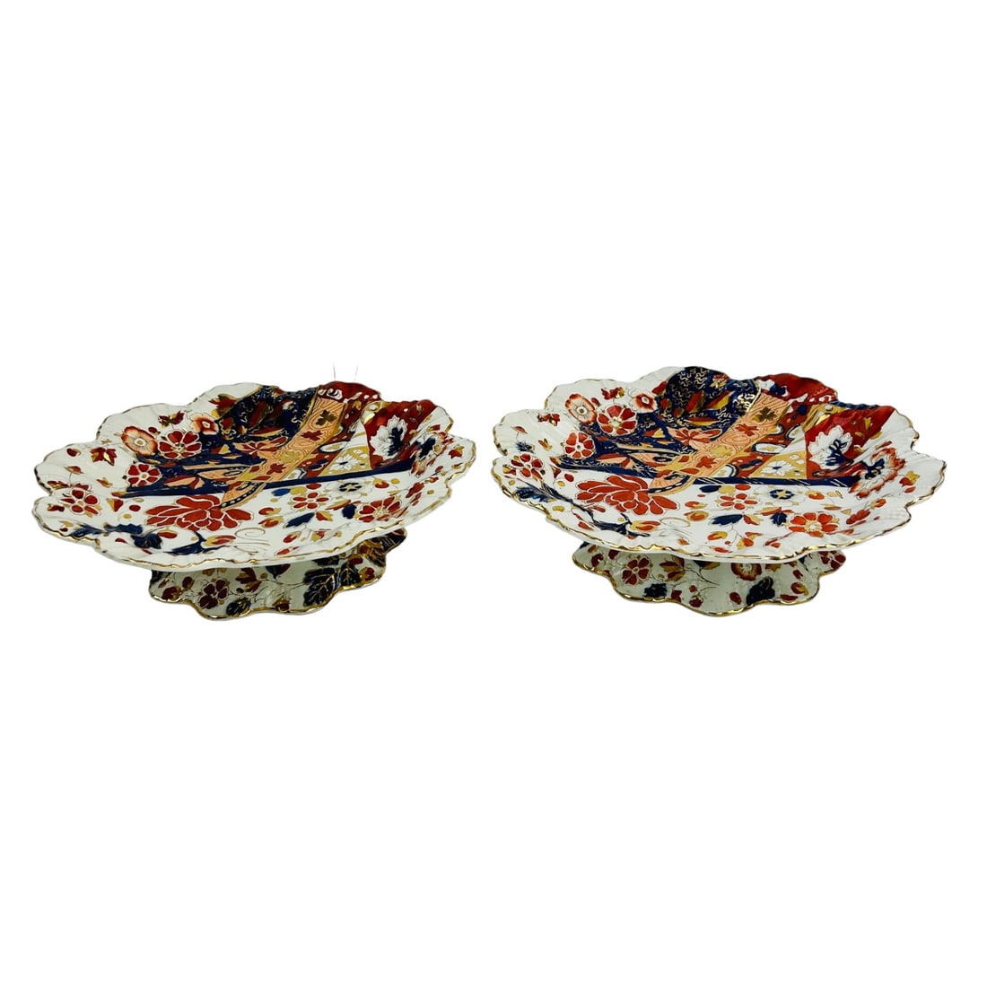 Antique Ridgway Old Derby Porcelain Compotes LOT (1 of 7)