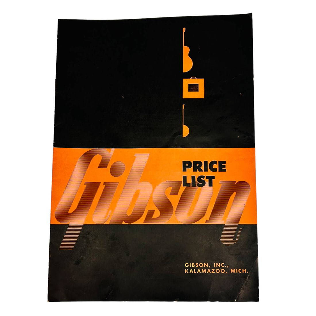 1955 Gibson Guitar Catalog Price List Ephemera Auction