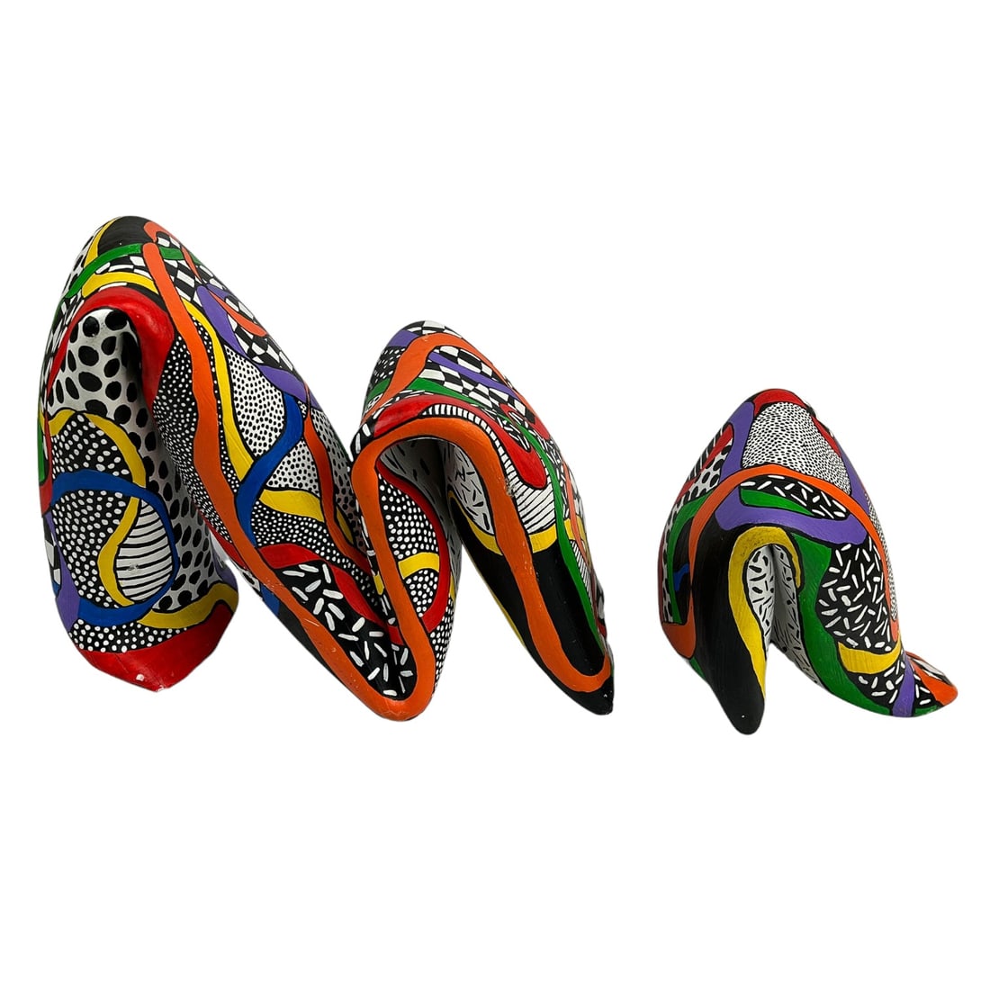 Postmodern Retro 80s Studio Art Pottery Sculptures (1 of 6)