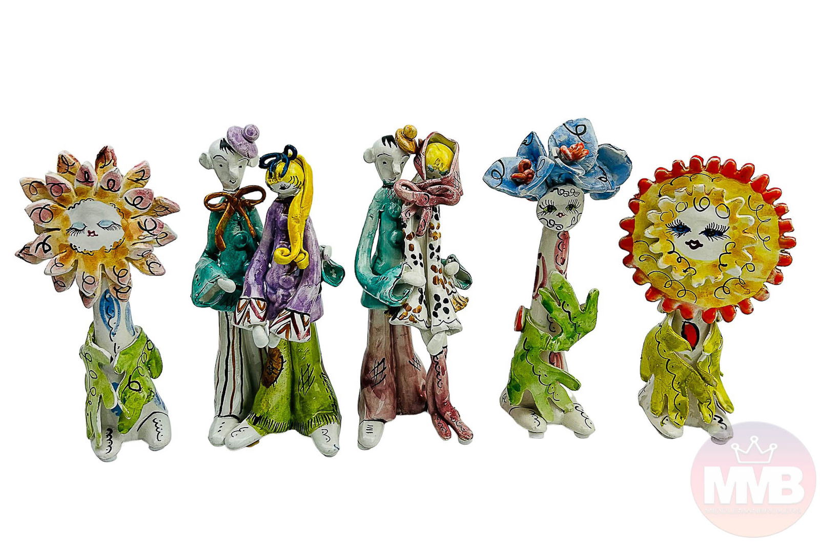 Mid Century Italian Ceramic Whimsical Sculptures (1 of 16)