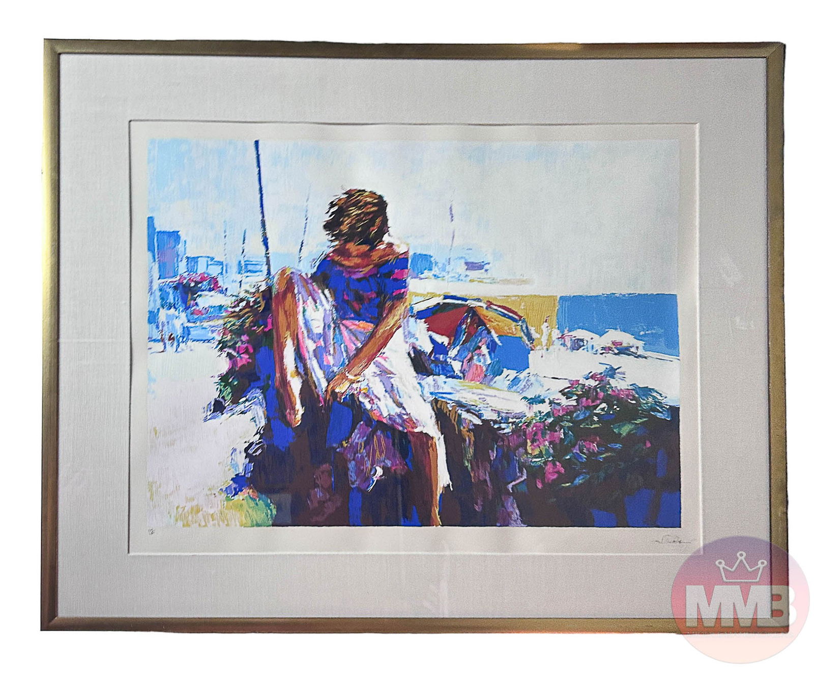 Nicola Simbari 1927-2012 Impressionist Screenprint (1 of 5)