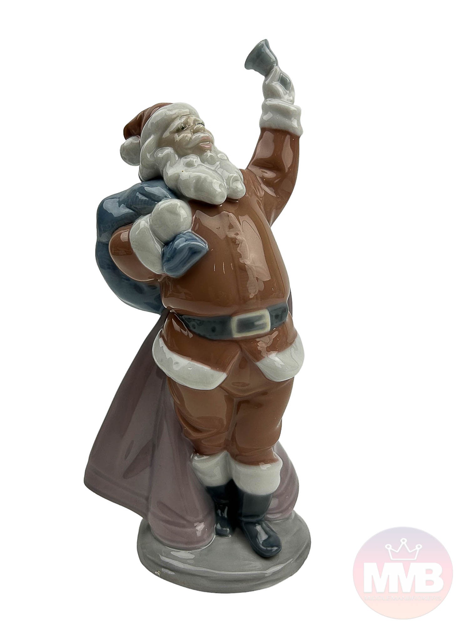 Lladro Jolly Santa # 6500 Xmas Porcelain Figurine (1 of 4)